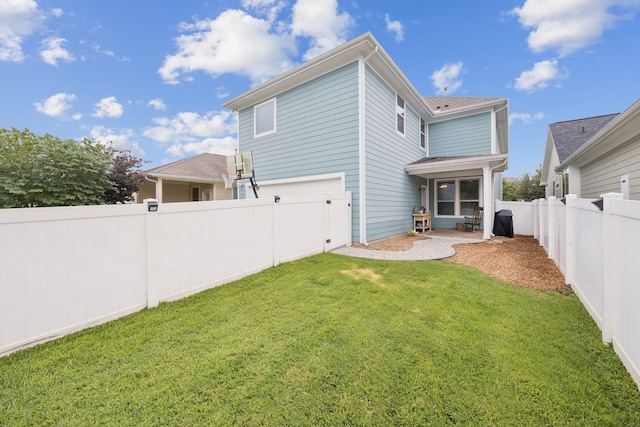 1017 Appalachian Ln, Savannah, TX 76227 - rear view of house with a fenced backyard