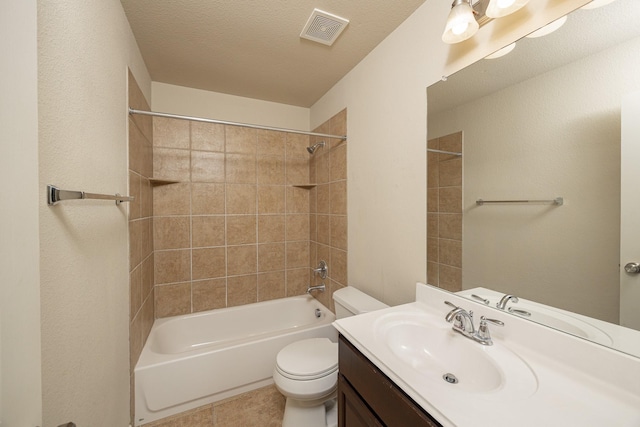 2111 Rains County Rd, Forney, TX 75126 - full bathroom with vanity, shower / tub combination, and tile patterned flooring