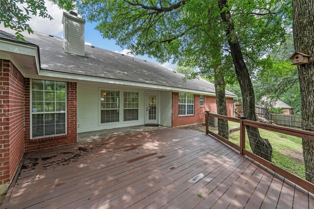 519 Kristi St, Robinson, TX 76706 - view of wooden terrace