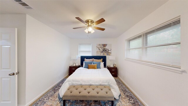 1608 Holt St, Fort Worth, TX 76103 - bedroom featuring baseboards and a ceiling fan