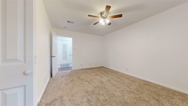1608 Holt St, Fort Worth, TX 76103 - carpeted spare room featuring a ceiling fan and baseboards
