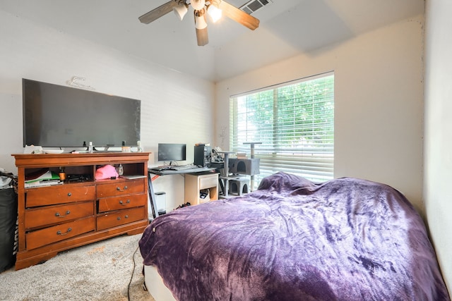 703 Monterey Dr, Rockwall, TX 75087 - carpeted bedroom featuring a ceiling fan
