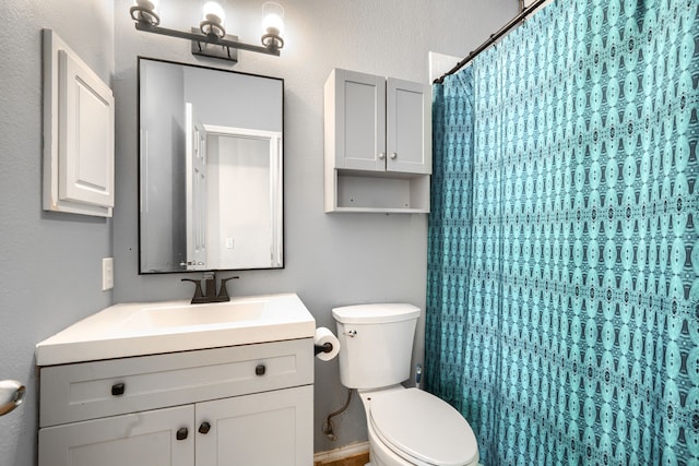 703 Monterey Dr, Rockwall, TX 75087 - bathroom featuring vanity and a shower with curtain