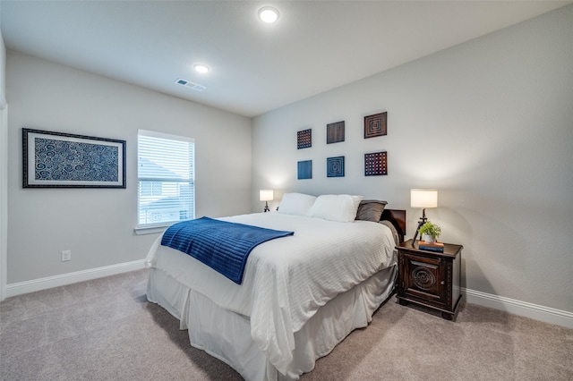 3418 River Trl, Frisco, TX 75034 - carpeted bedroom with baseboards and recessed lighting