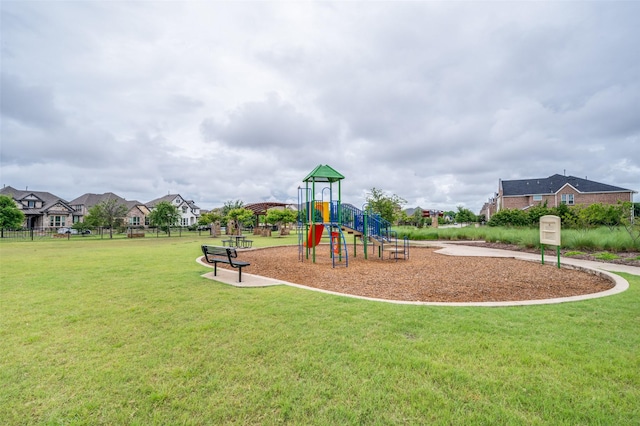 3418 River Trl, Frisco, TX 75034 - community jungle gym featuring a yard