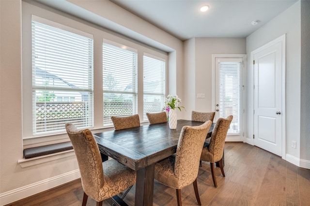 3418 River Trl, Frisco, TX 75034 - dining room with wood finished floors and baseboards