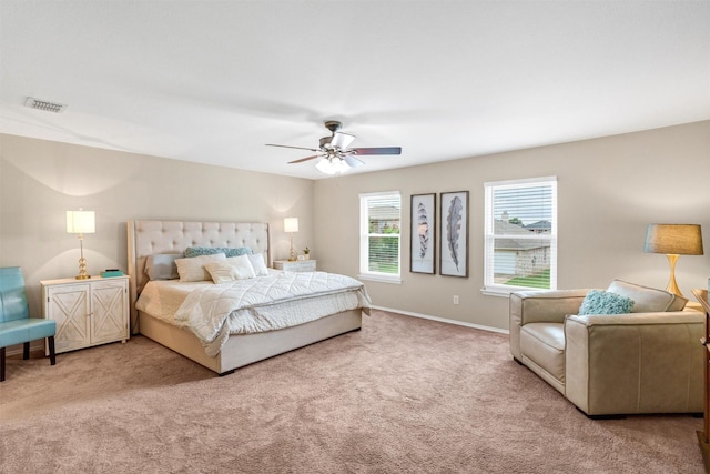 1837 Trego Dr, Fort Worth, TX 76247 - carpeted bedroom featuring baseboards and ceiling fan