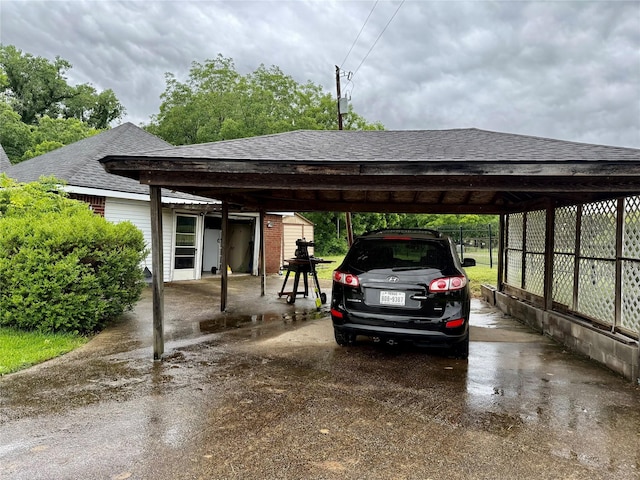 2909 Troy Rd, Wylie, TX 75098 - view of car parking with a detached carport