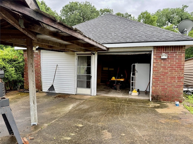 2909 Troy Rd, Wylie, TX 75098 - back of property with roof with shingles, brick siding, and driveway
