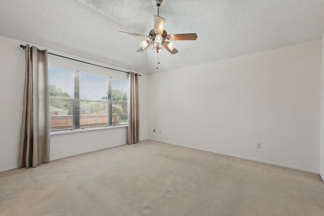 1800 Chatham Dr, Flower Mound, TX 75028 - unfurnished room with light colored carpet, ceiling fan, and a textured ceiling