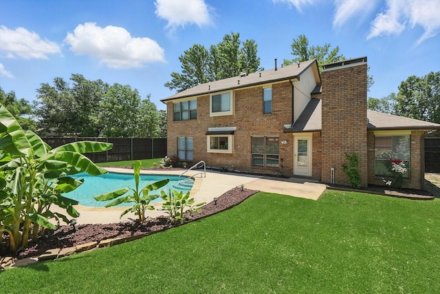 1800 Chatham Dr, Flower Mound, TX 75028 - view of pool featuring a fenced backyard and a patio