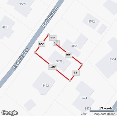 3428 Red Bird Ln, Grapevine, TX 76051 - map / location of property area