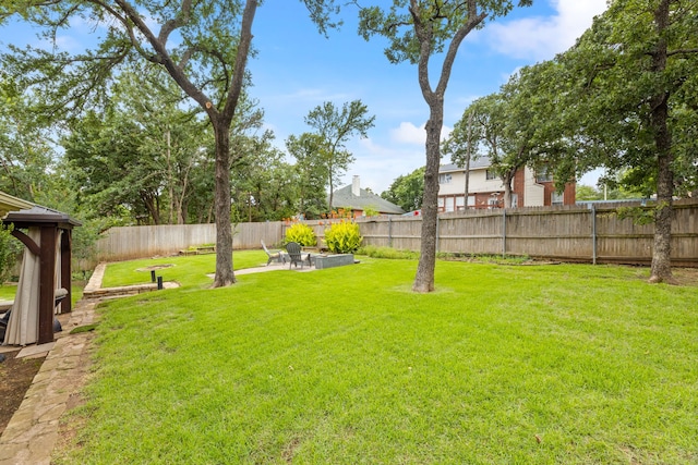 2600 Shiloh Rd, Denton, TX 76210 - fenced backyard featuring a patio
