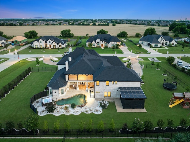 5302 Westfield Dr, Parker, TX 75002 - aerial view of residential area featuring a pool area