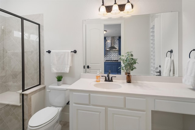 5302 Westfield Dr, Parker, TX 75002 - full bath featuring vanity and a tile shower