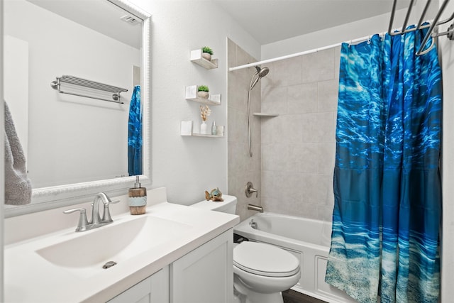9200 S Field Ln, Arlington, TX 76002 - bathroom featuring vanity and shower / bath combo with shower curtain
