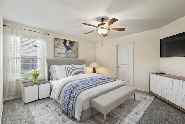 2300 Torch Lake Dr, Forney, TX 75126 - bedroom featuring carpet flooring and a ceiling fan