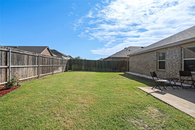 2300 Torch Lake Dr, Forney, TX 75126 - fenced backyard featuring a patio