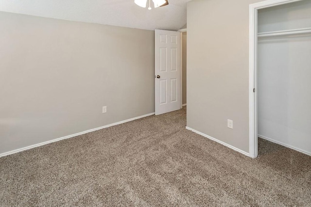 1449 Saint Gallen Ln, Lewisville, TX 75067 - unfurnished bedroom with carpet floors, a closet, and lofted ceiling