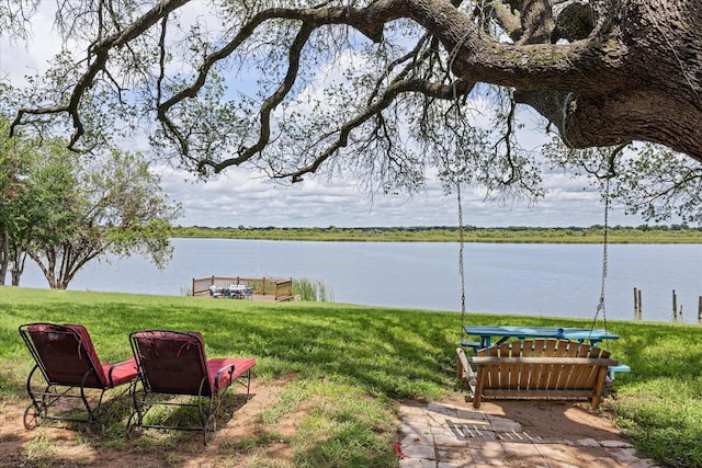 5986 Field Ct, Granbury, TX 76048 - view of green lawn with a water view