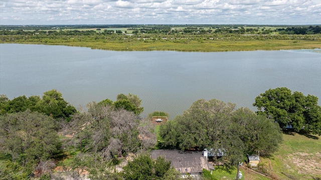 5986 Field Ct, Granbury, TX 76048 - drone / aerial view of a nearby body of water