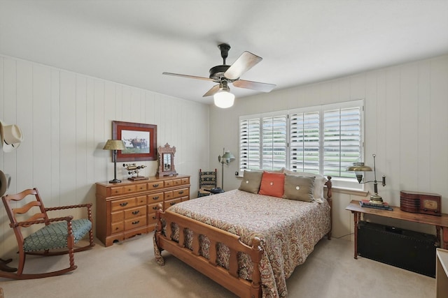 1615 Lopo Rd, Flower Mound, TX 75028 - bedroom featuring light carpet and ceiling fan