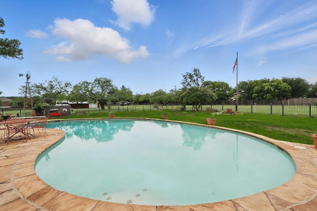 1615 Lopo Rd, Flower Mound, TX 75028 - view of swimming pool featuring a fenced backyard and a patio