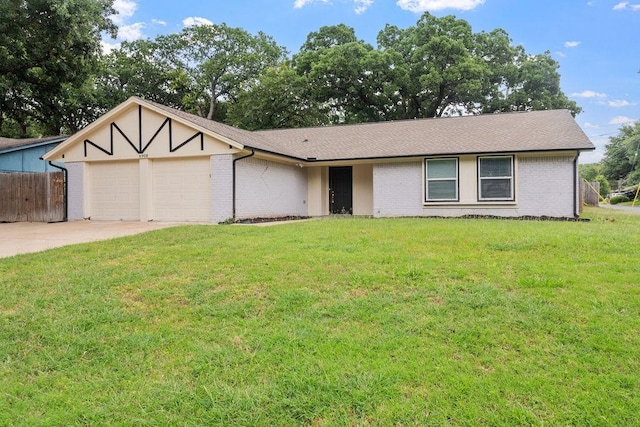 6908 Briardale Dr, North Richland Hills, TX 76182 - view of front of home featuring a garage, driveway, brick siding, and roof with shingles
