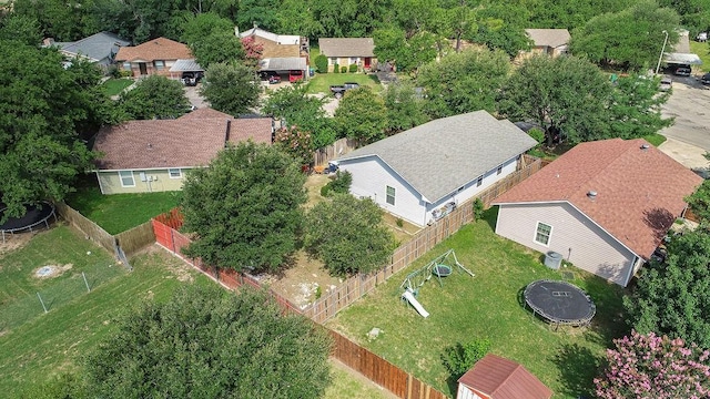 1011 Reed Rd, Denton, TX 76205 - aerial view of residential area