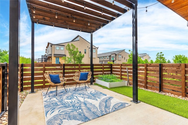 3811 Pine Leaf Ln, Prosper, TX 75078 - view of patio with a residential view
