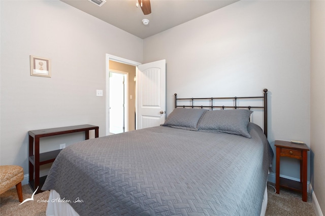 7362 Connor Rd, Abilene, TX 79602 - carpeted bedroom featuring baseboards and a ceiling fan