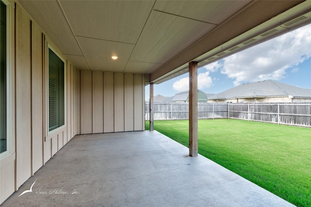 7362 Connor Rd, Abilene, TX 79602 - fenced backyard featuring a patio
