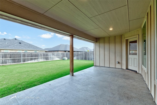 7362 Connor Rd, Abilene, TX 79602 - fenced backyard with a patio area