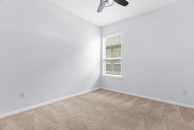 10305 Matador Dr, Mckinney, TX 75072 - carpeted empty room with a ceiling fan and baseboards