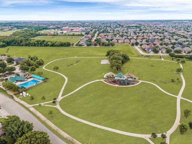 10305 Matador Dr, Mckinney, TX 75072 - bird's eye view of a pool area