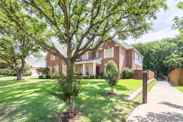 220 Justin Rd, Murphy, TX 75094 - view of front of house with brick siding and stone siding