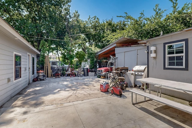 3832 Mount Ranier St, Dallas, TX 75211 - view of patio with area for grilling