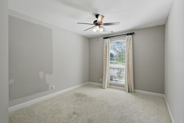 1617 Commons Way, Prosper, TX 75078 - carpeted spare room with a ceiling fan and baseboards