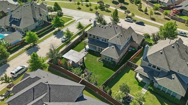 1617 Commons Way, Prosper, TX 75078 - aerial perspective of suburban area