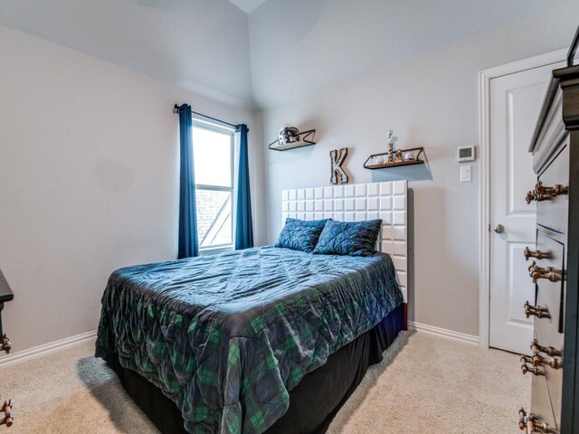 4141 Maclin Dr, Celina, TX 75009 - bedroom featuring carpet floors and lofted ceiling