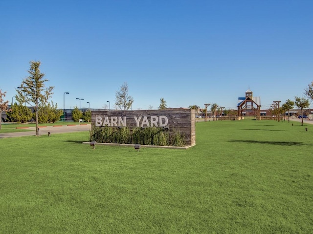 4141 Maclin Dr, Celina, TX 75009 - community / neighborhood sign featuring a lawn
