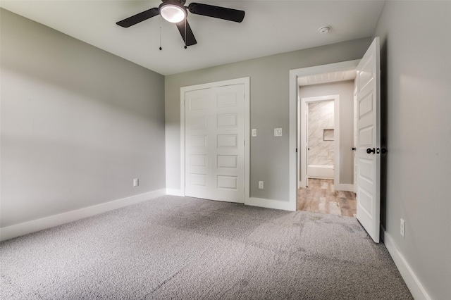 4131 Opal Ave, Dallas, TX 75216 - unfurnished bedroom with carpet flooring and a ceiling fan