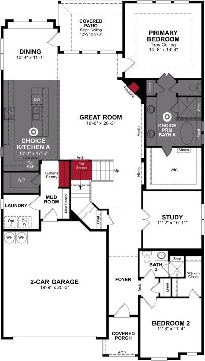 2420 Bernham Dr, Celina, TX 75009 - view of floor plan / room layout