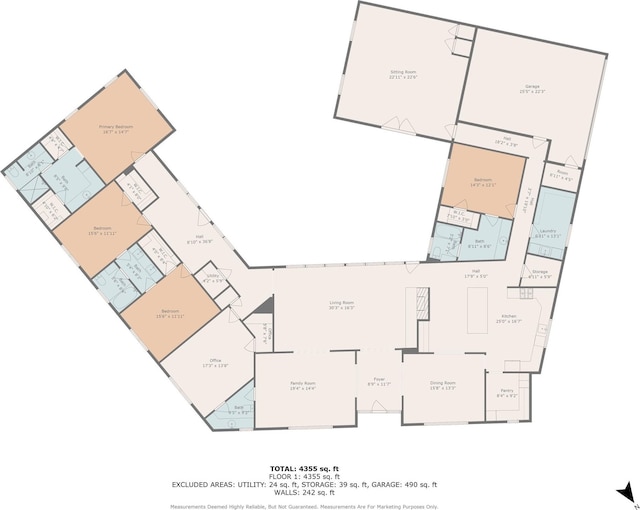 6805 Benito Ct, Fort Worth, TX 76126 - view of room layout
