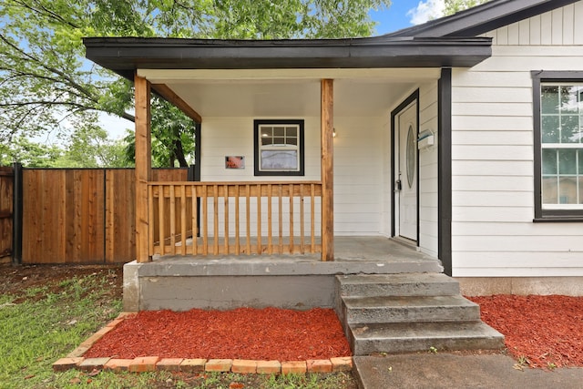 3624 Baylor St, Fort Worth, TX 76119 - doorway to property featuring a porch