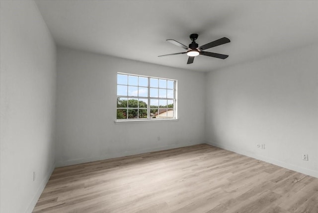 7302 Vista Cliff Dr, Fort Worth, TX 76179 - spare room featuring wood finished floors and ceiling fan