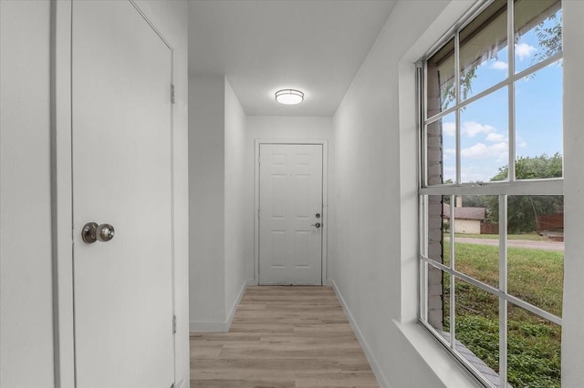 7302 Vista Cliff Dr, Fort Worth, TX 76179 - corridor with light wood finished floors and healthy amount of natural light