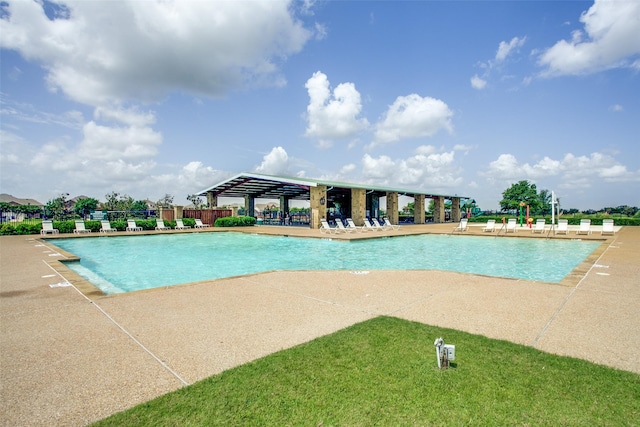 2204 Hartley Dr, Forney, TX 75126 - community pool with a patio