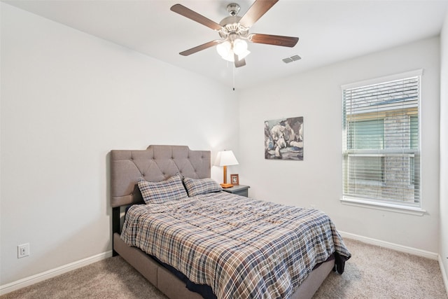8901 Thompson Rd, Argyle, TX 76226 - carpeted bedroom featuring baseboards and ceiling fan