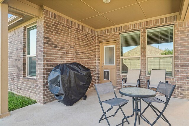 8901 Thompson Rd, Argyle, TX 76226 - view of patio with area for grilling